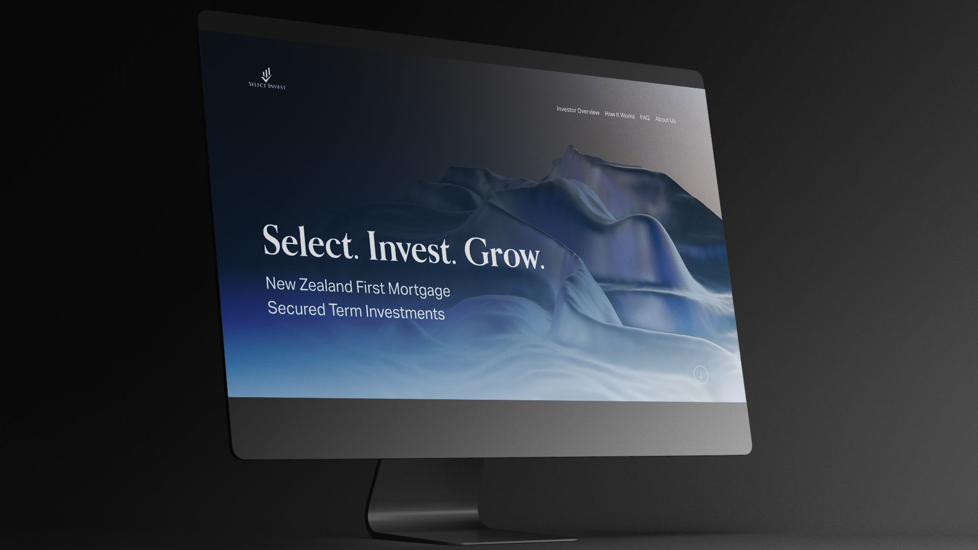 Select Invest: A website for a New Zealand first-mortgage investment company.