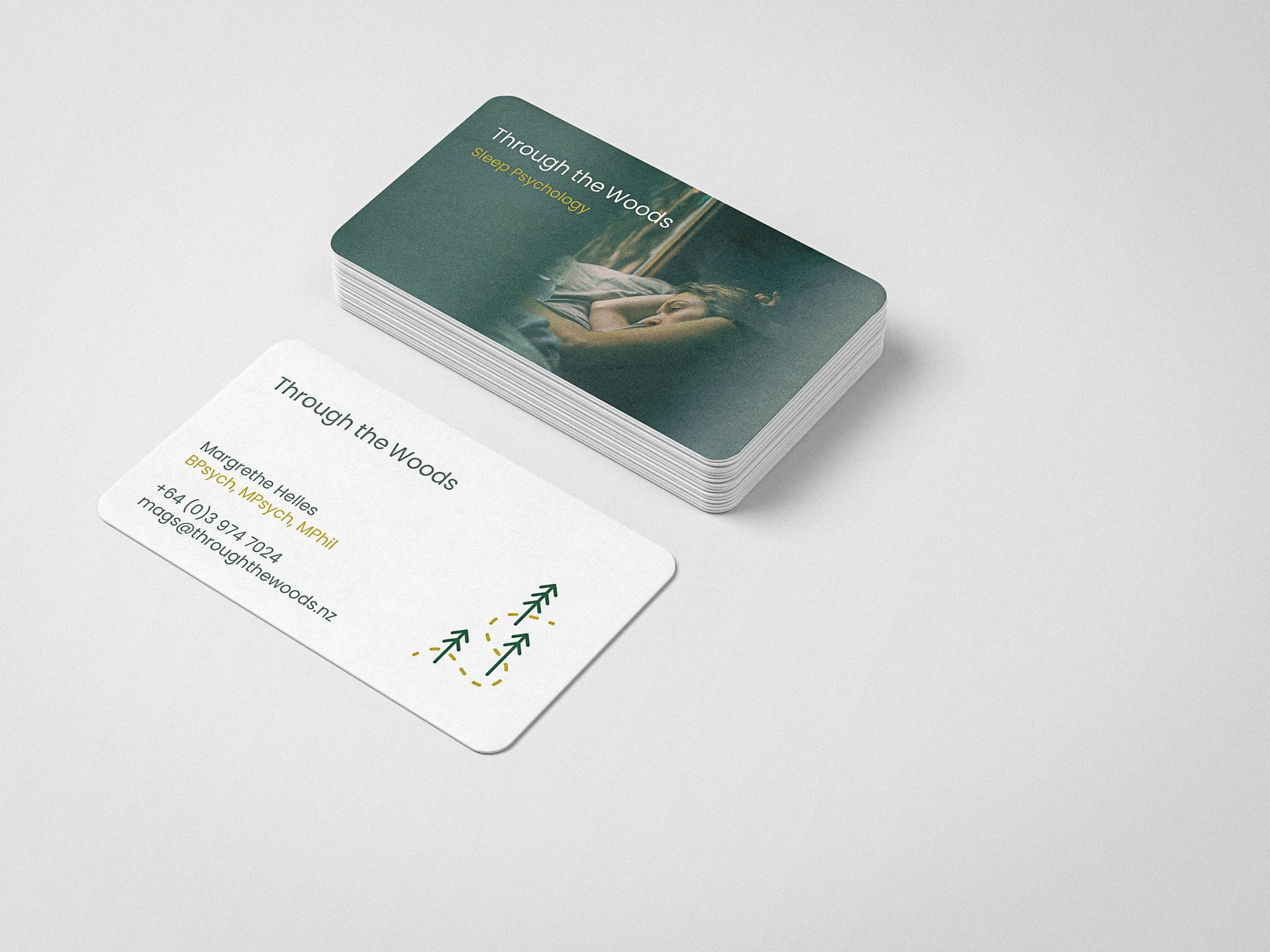 Through the Woods: Brand, imagery and website for a new Wānaka sleep therapy clinic, delivered on a tight timeline.